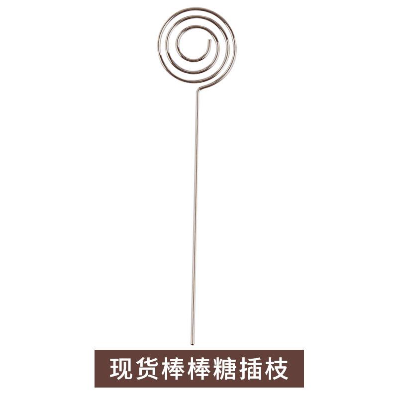 

5pcs DIY Craft Metal Wire Memo Clip Photo Holder Clay Cake Clamp Accessories Anti Rust Rod Name Card Stand Picture Display