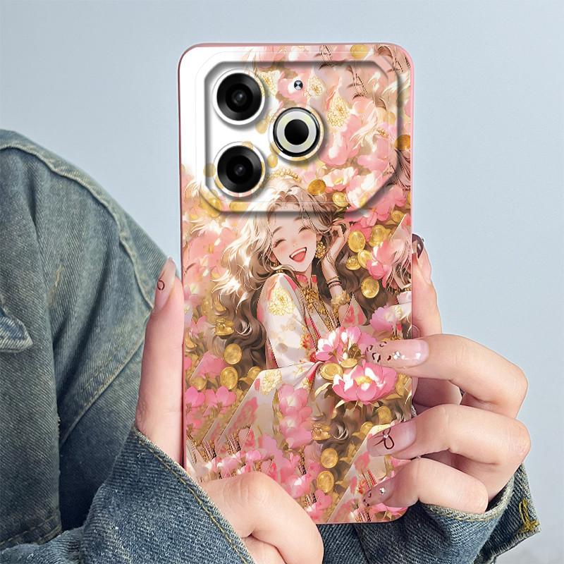 For Tecno Pova 6 Neo Phone Case Pova 6Neo Back Cover Silicone Cute Panda Flower Boys Girls Cartoon Shell Protective Coque Funda