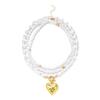 Spring 2025 Artistic Retro Pearl Collar Chain With Unconventional Shape For Women