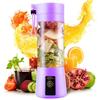 Portable Home USB Electric Fruit Extractor Rechargeable 4-Blade Juice Blender