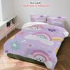 3Pcs Cartoon Sun Cloud Butterfly And Flower All-Season Luxury Bedding Set Ideal For Home Hotel Guestroom Enjoy Comfort