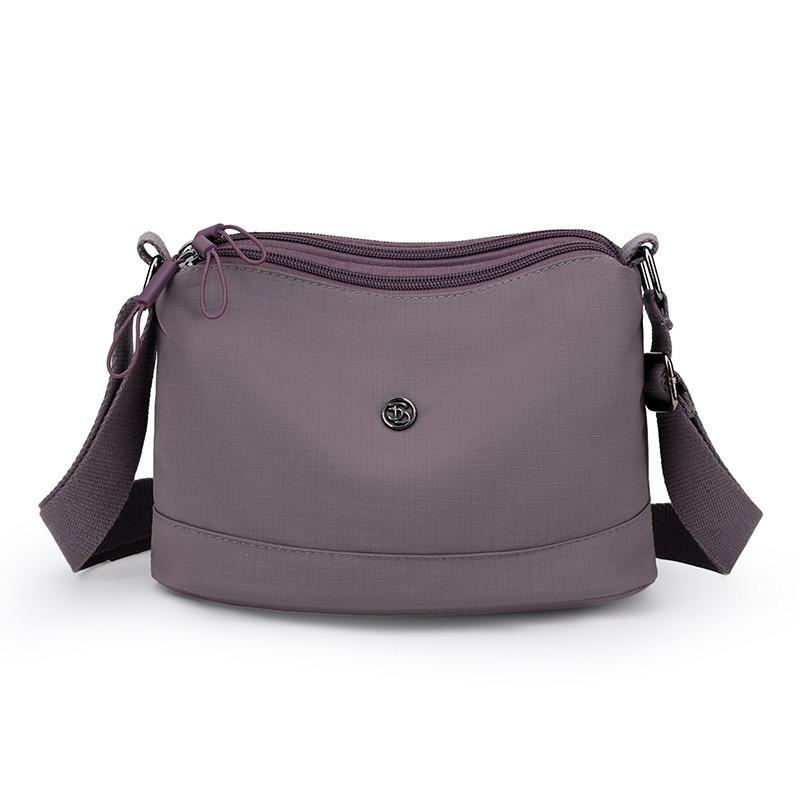 Autumn New Casual Simple Large-capacity Shoulder Bag Women's Lightweight Canvas Bag Textured Messenger Women's Bag