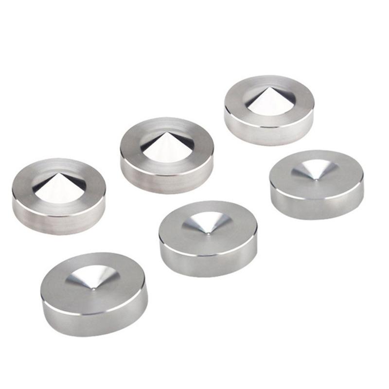 Steel Speaker Spikes Cones Foot Isolation Pad Audios Equipment Shock Absorbers Feet for Improved Acoustics Claritys