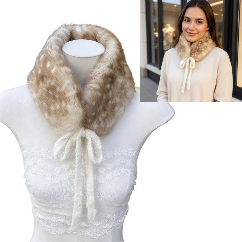 Luxury Plush Scarf Cosplay Headwear Ear Warmer Cosy Winter Neck Wrap For Sensitive Skin User Friendly Design