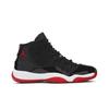 Air 11 Retro Grade School 'Bred' 2012 (Unisex) Black / Varsity Red-White Kids' Basketball Shoes 378038 010