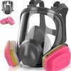 Multipurpose 6800-Style Respirator for Spray Paint, Dust, Chemical, and Pesticide Protection