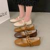 French Mary Jane Women's Shoes 2025 New Summer with Skirt Evening Shoes Shallow Mouth Beautiful Not Tired Feet Small Single Shoes