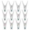 12x Clothes Pegs, Frogs, Clothespins for Drying, Hanging Clothes