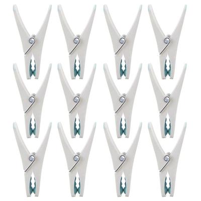 12x Clothes Pegs, Frogs, Clothespins for Drying, Hanging Clothes