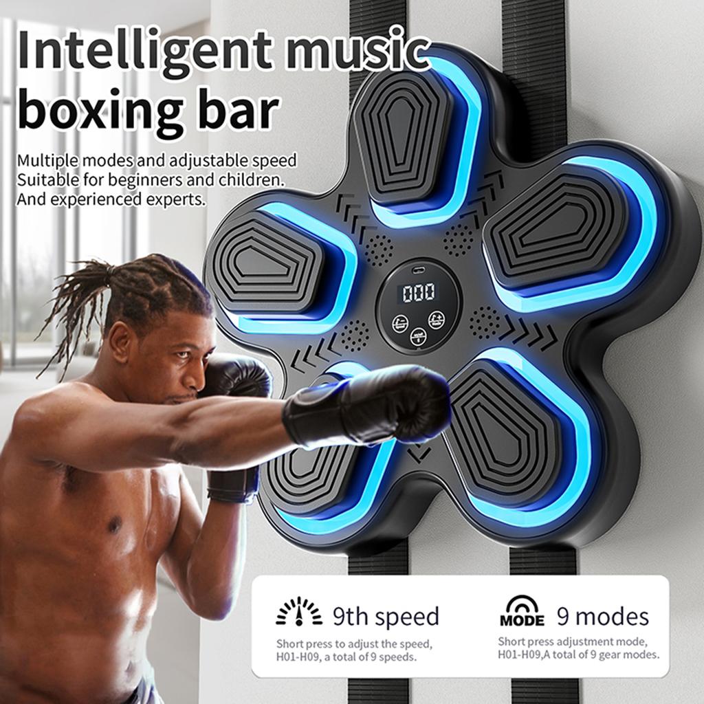 Smart Boxing Music Punching Wall Target for Home Use Adult and Kids Training Equipment ABS Material