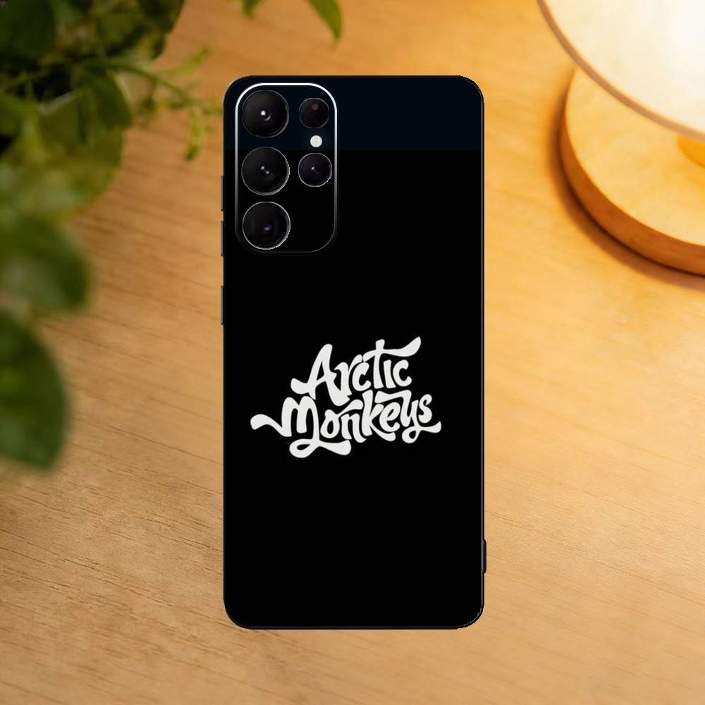 Logo A-Arctic M-Monkeys Band Phone Case For Samsung S25,S24,S21,S22,S23,S30,Ultra,S20,Plus,Fe,Lite Black Shell