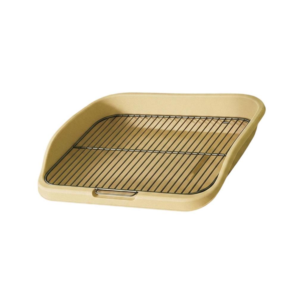Dog Potty Tray Dog Litter Box Dog Pee Holder, Puppy Training Pad for Home Outdoor