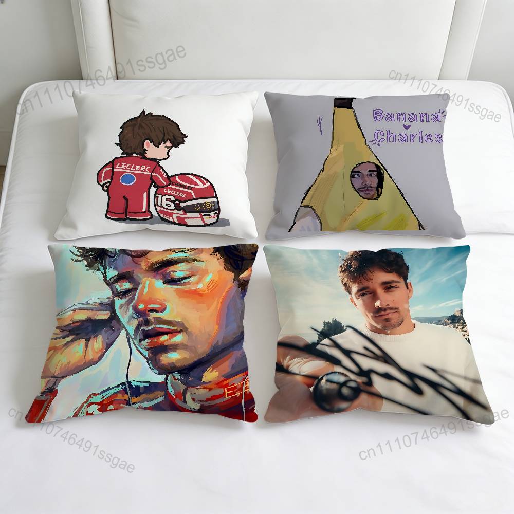 Cute CCharles LLeclerc Square Pillow Case Soft Decorative Throw Pillow Cover for Home Sofa Bed