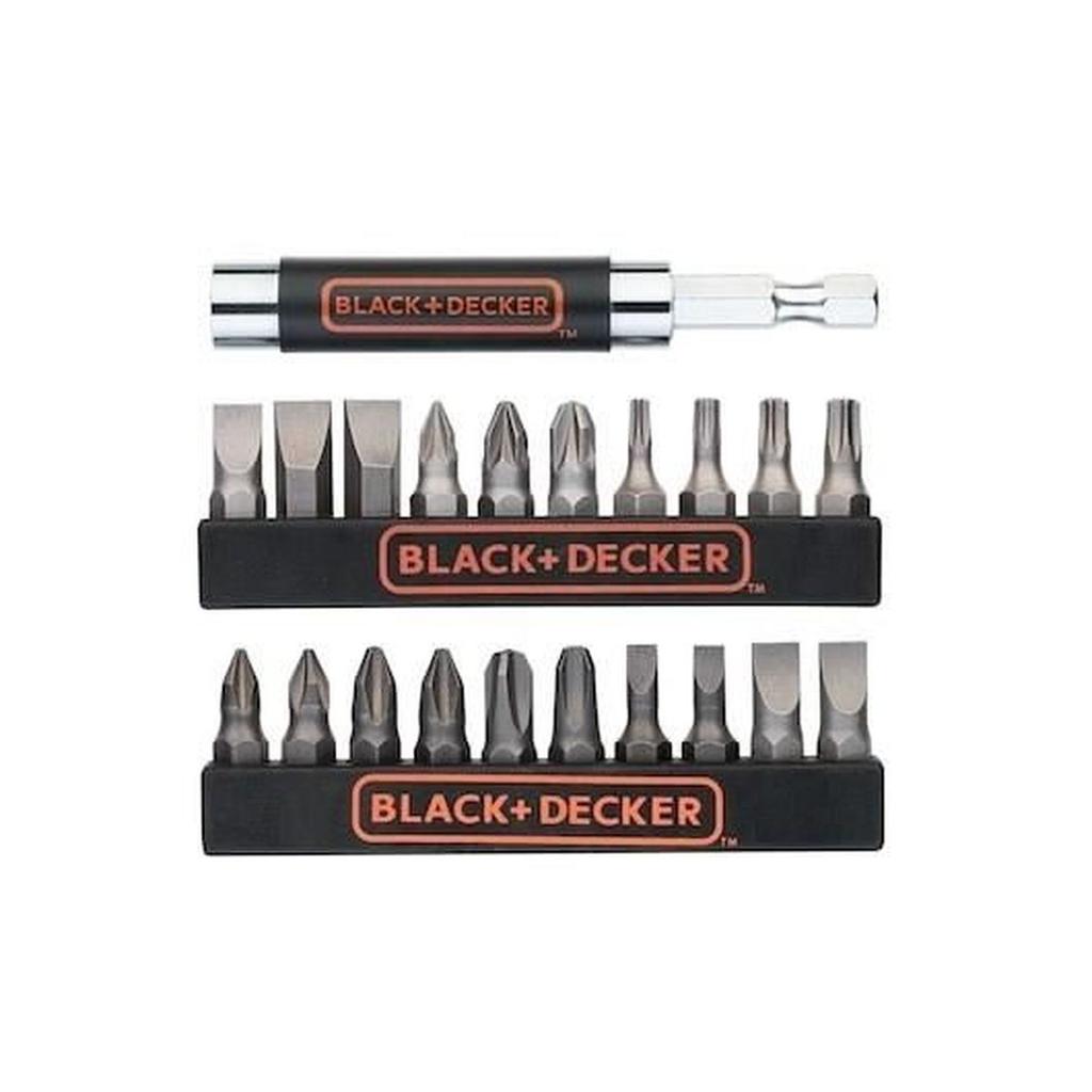 Coffret embouts de vissage BLACK+DECKER A7074-XJ 21 pieces