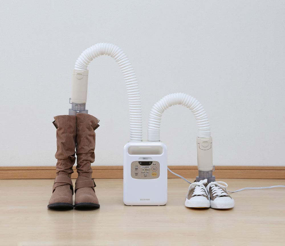 Iris Ohyama Kararie Futon Dryer with Twin Nozzle, KFK-W1-WP