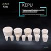 Round Silicone Stopper for Test Tubes and Erlenmeyer Flasks - Piercable and Dense
