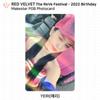 Red Velvet Carte photo d'anniversaire du Reve Festival 2022 POB KT4 AM MS MP SM SW KPOP