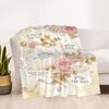 Mother's Day Love Letter Blanket Suitable for sofas,travel, living rooms also a good gift for friends and family Suitable for all seasons.