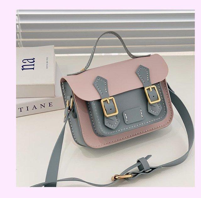 DIY Crossbody Bag Making Materials Kit PU Leather Cambridge Bags Sewing Set for Women Handmade Handbag Semi-finished Accessories