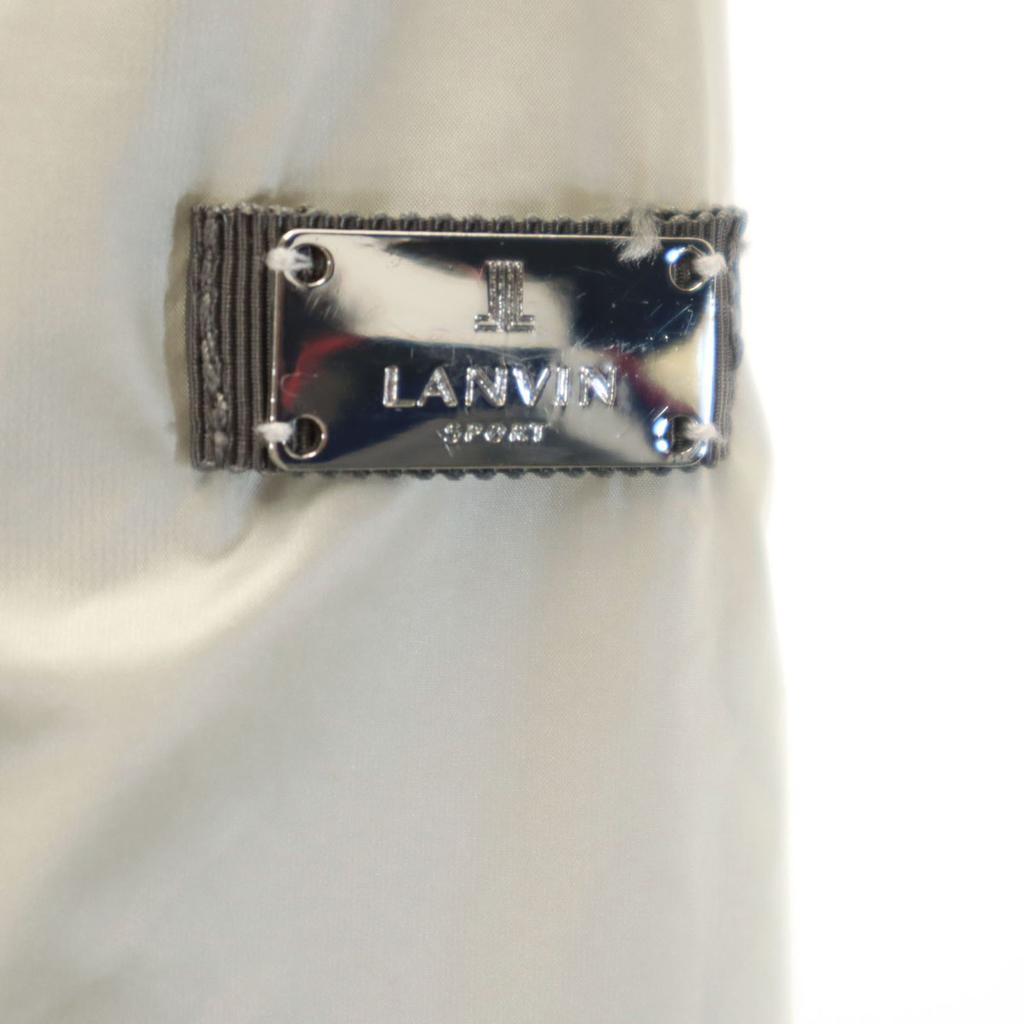 LANVIN SPORT Langarm Nylon Switching Strick 38 Gurege Damen Gebraucht