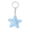 Unisex New Solid Color Five-Pointed Star Keychain With Star Pendant Couple Gift Bag Decoration Hanging Ornament