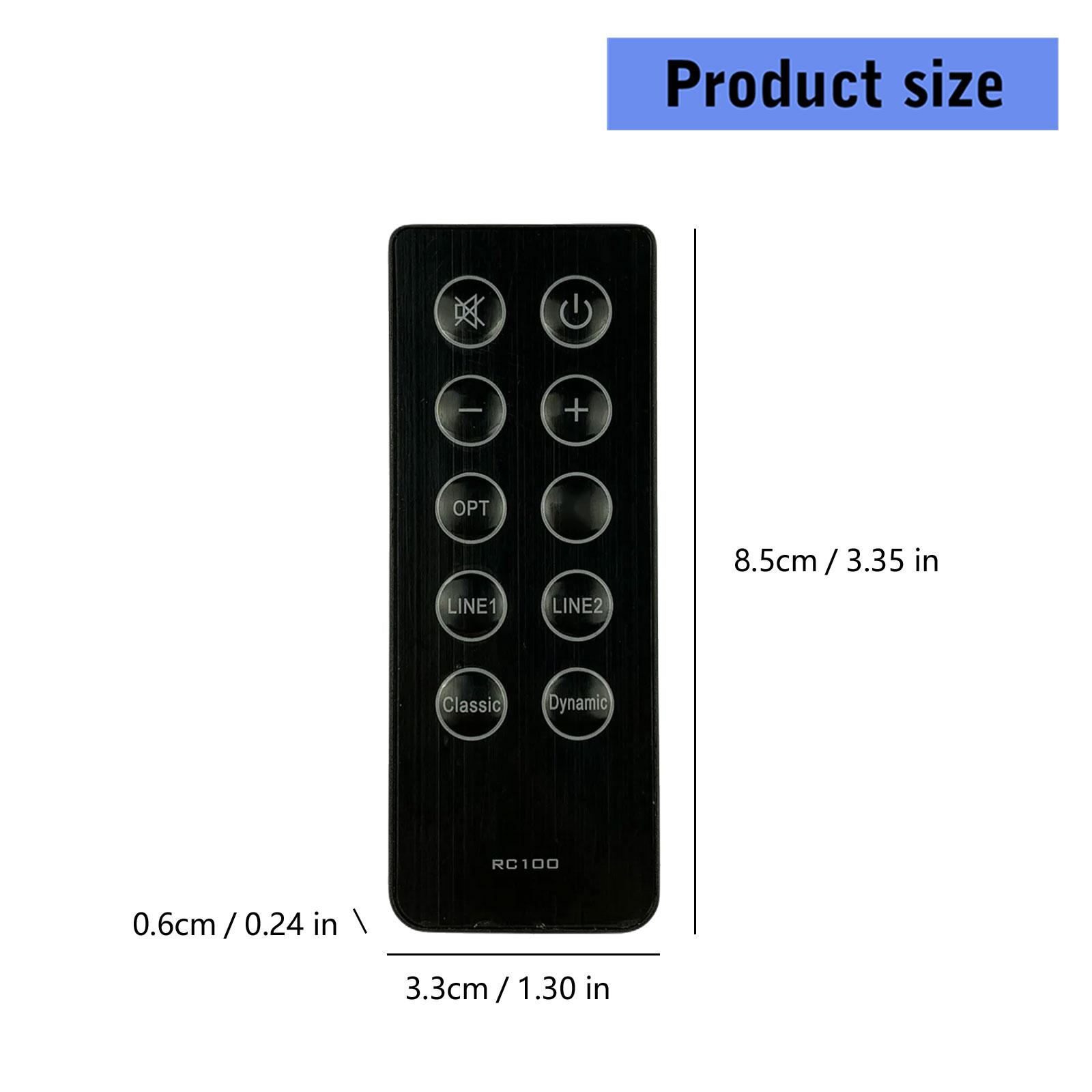 Precise Remote Universal Compatibility for RC10G R1700BT AJ-RC10G Desktop Sound Speaker Simple Control 1