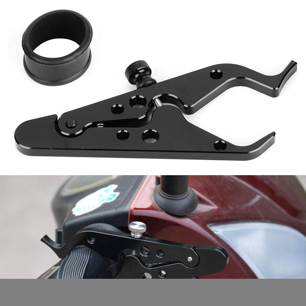 Cruise Throttle Clamp, Steel 135*45mm Cruise Throttle Clamp Handlebar Control Assist Tool for Motorcycle Motorcycle