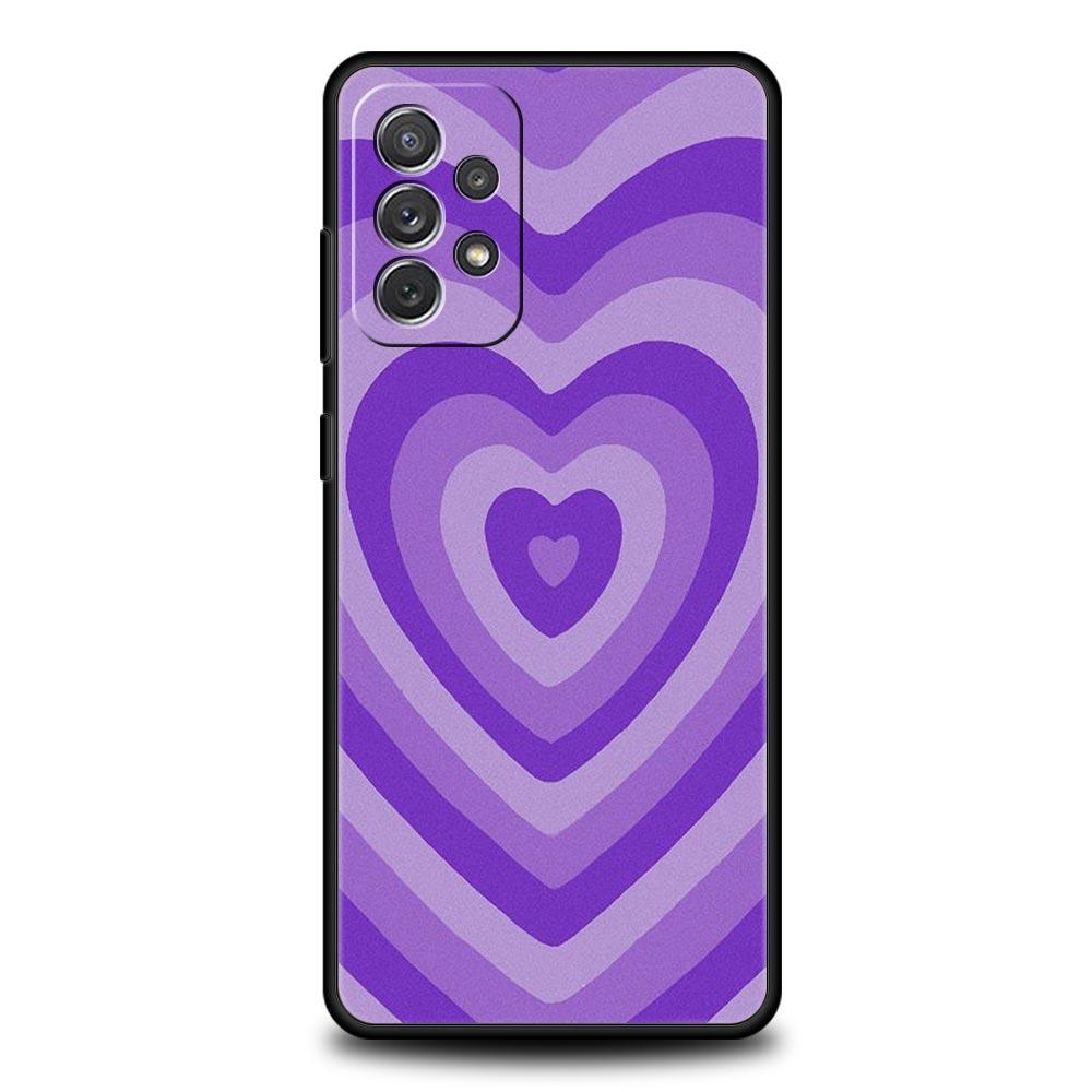 Infinity On Purple Phone Case For Samsung Galaxy A13 A51 A71 A41 A31 A21S A11 A01 A03S A12 A32 A52 A22 A23 A33 A53 A73 5G Cover