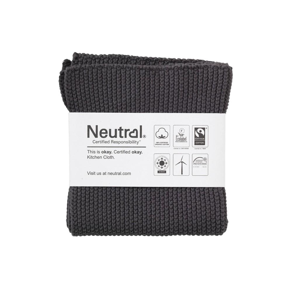 Neutral Pearl Knitted Cleaning Cloth (Pack of 2)
