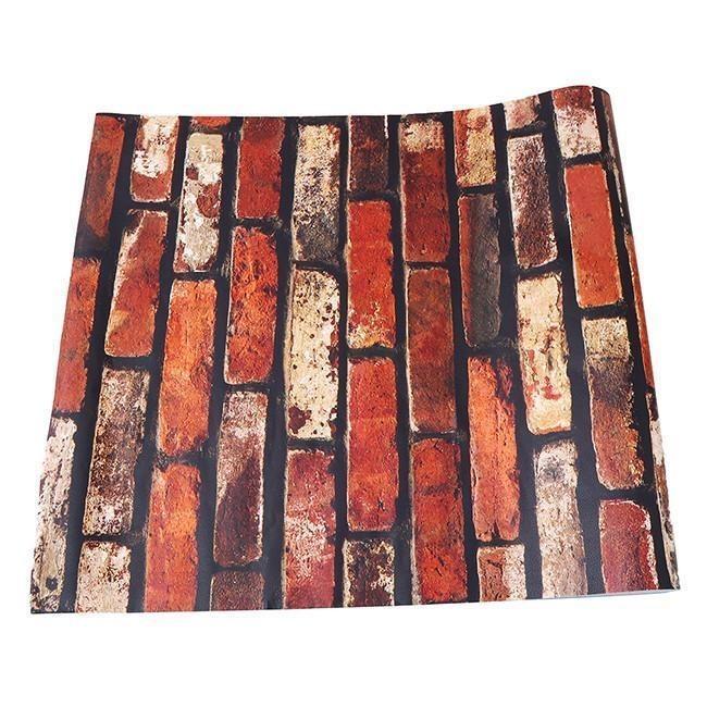 Brick Pattern 3d Wallpaper Background Tv Wall Sticker Homebedroom Decor 10045cm