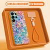 Rainbow Color Striped Case For Samsung S26 Ultra S25 FE S24 S24 Plus A57 A37 A17 A56 A36 A16 A55 A35 A15 A54 5G Hybrid Magnetic Matte Cover