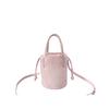 Faux Fur Ladies Bucket Bags Women's Winter Fluffy Female Drawstring Shoulder Crossbody Bag Soft Furry Plush Small Handbags Purse