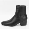 High Quality Chelsea Boots Men Shoes Black Fashion Versatile Business Casual British Style Street Party Wear Classic Ankle Boots
