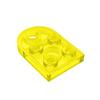 50PCS 3176 Plate Modified 2 x 3 with Hole Bricks Toys For Technical MOC Buildings Blocks Compatible High-Tech Gift
