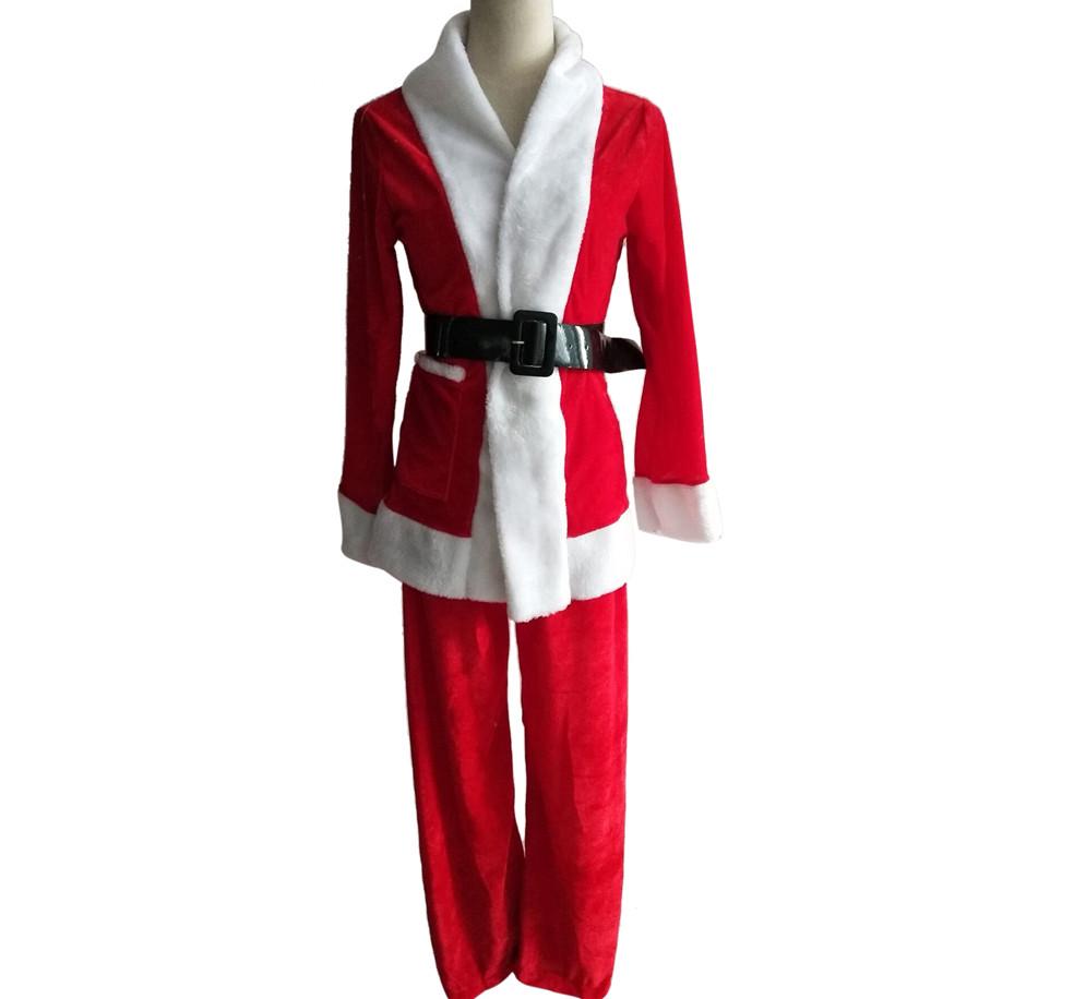 Christmas Cute Men Suit Belt Hat Christmas Clothes Pants  Set