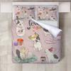 French Bulldog Duvet Cover Set Cute Animal Modern Decorative 3 Piece Bedding Set With 2 Pillowcase Dog Pattern Comforter Covers