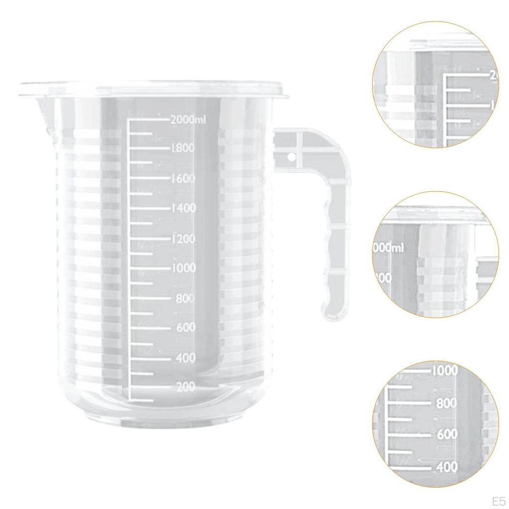Measuring Cup Baking Accessories Portable Water Pitcher Jug Kitchen Tool for Tea Shop
