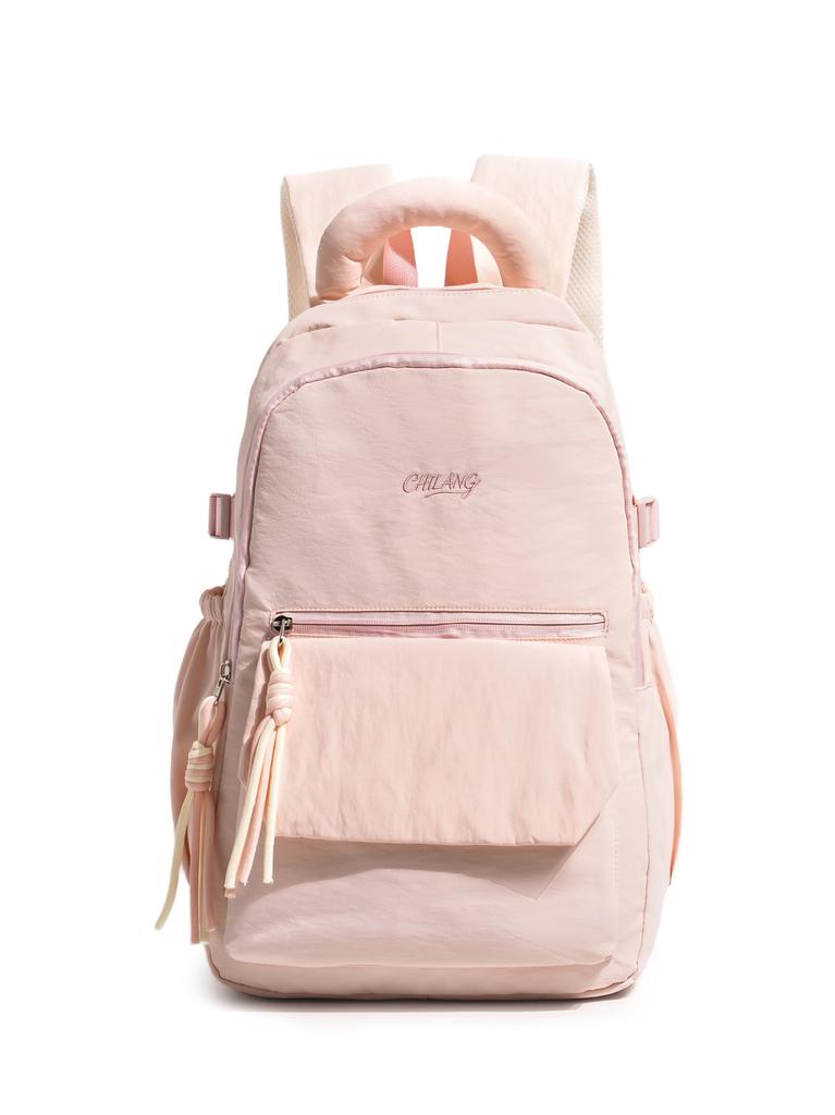 Schoolbag Korean Version of the New Waterproof Nylon Women's Backpack Simple Casual Commuter Women's Bag Student Backpack Travel Backpack
