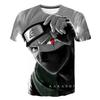 New Naruto Cartoon Character 3D Digital Printed Men's Cartoon T-shirt