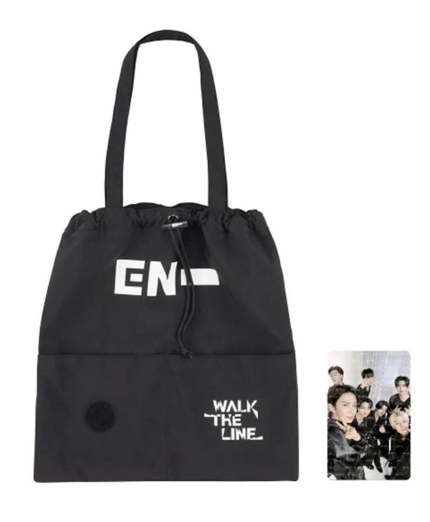 [USED] ENHYPEN WALK THE LINE TOTE BAG JP with Trading Card