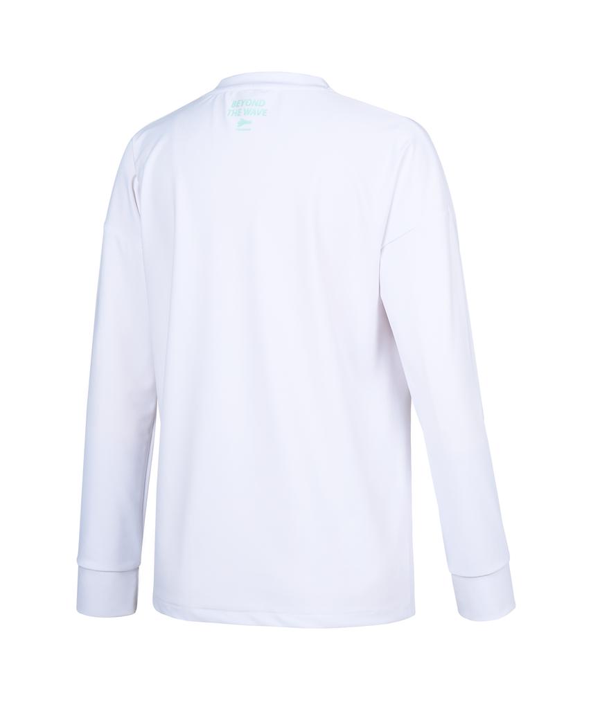 Lenomasuyeongbog Women'S Wave Long Sleeve Rash Guard White Rn-Cs2F554-Wh