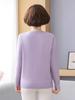 Spring/Fall Thin Knitwear for Middle-Aged & Elderly Women: Stylish Stretch Pullover