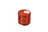 Tatsumiya Motenashiya Mini Round Box with Vermilion Flower Pattern and Plum Blossom 54914 Design, Size Approx. 6.8mm, H6.4mm,