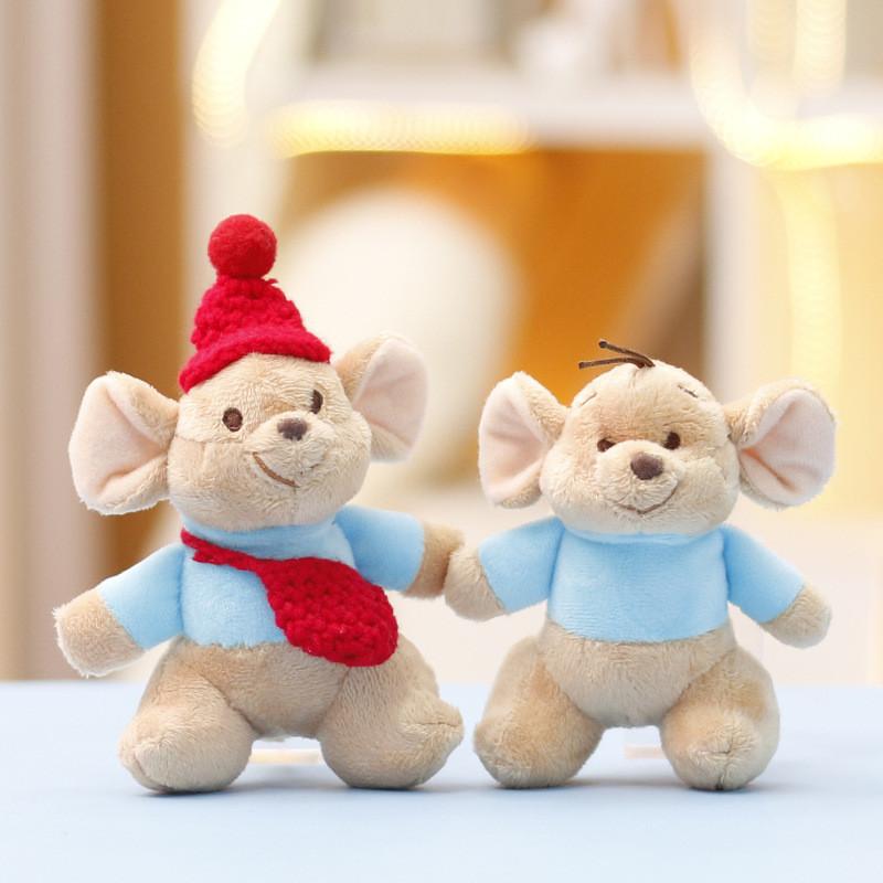 Adorable Kangaroo Plush Keychain With Soft Short Plush Fabric For Trendy Accessories