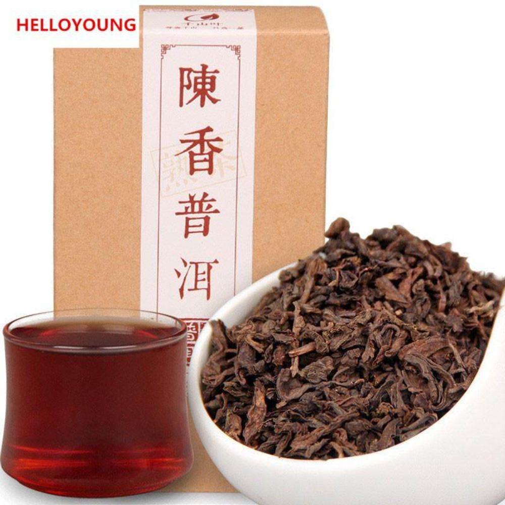 C-PE011 Yunnan Pu er Tea Box 120g Ripe Loose Puerh Health Organic