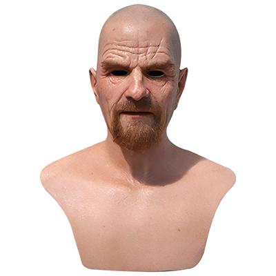 Comfortable Old Man Mask For Halloween Party Cosplay Realistic Grandpa Masks Halloween Ends Mask