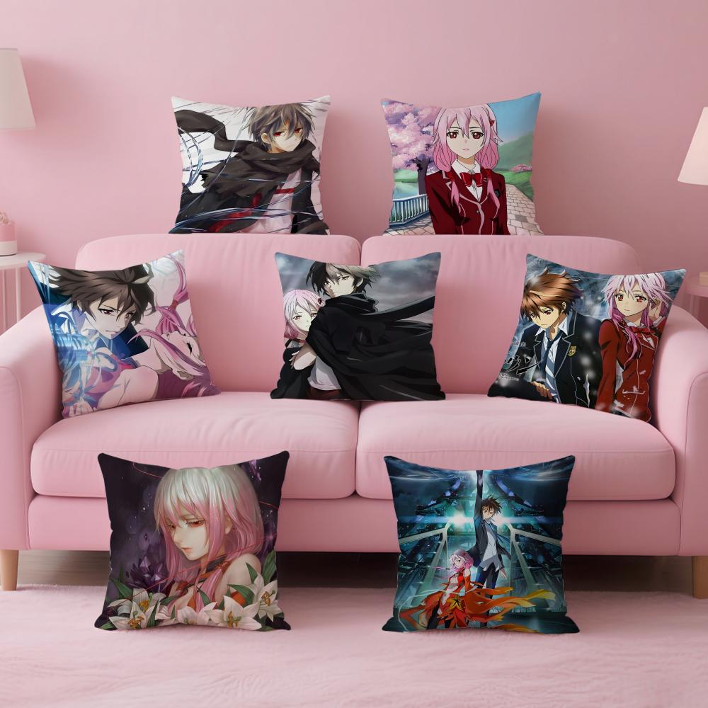 GGuilty CCrown Cushion Cover Pillow Case Soft Friendly Fabric Concealed Zipper