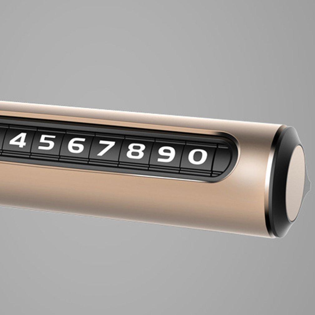 Стайлинг автомобиля из алюминиевого сплава, карта с номером телефона ...