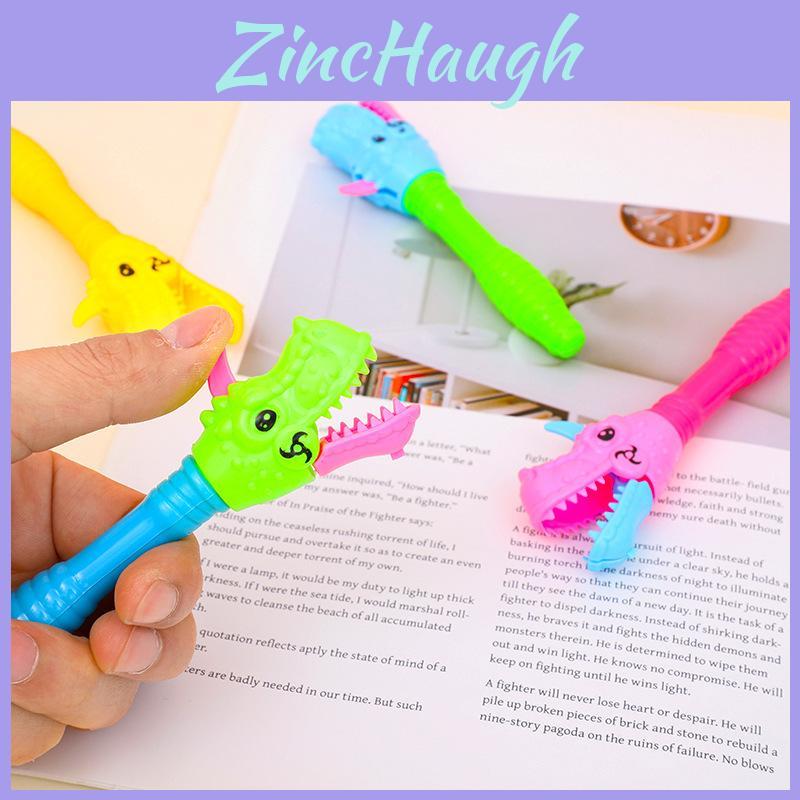 Creative Dinosaur Bite Hand Toy With Plastic Play Set For Childrens Pretend Play Gift