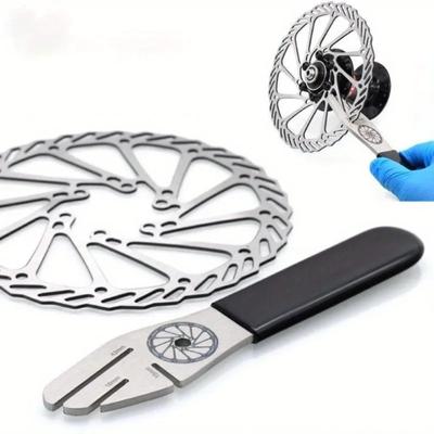 1PC Bicycle Tool Disc Brake Rotor Alignment Truing Tools Flattening Correction Wrench Stainless Steel Bike Repair Tool